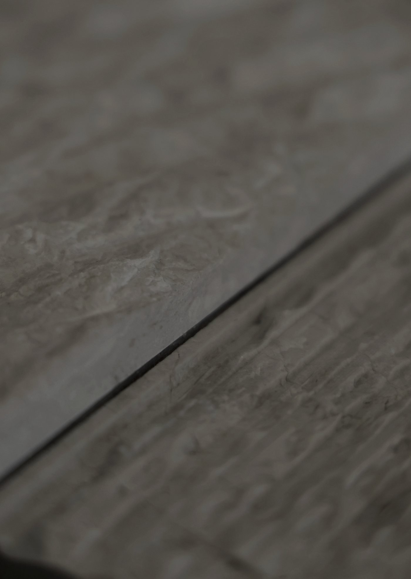 Mitred stone edge fabricated by Interiology